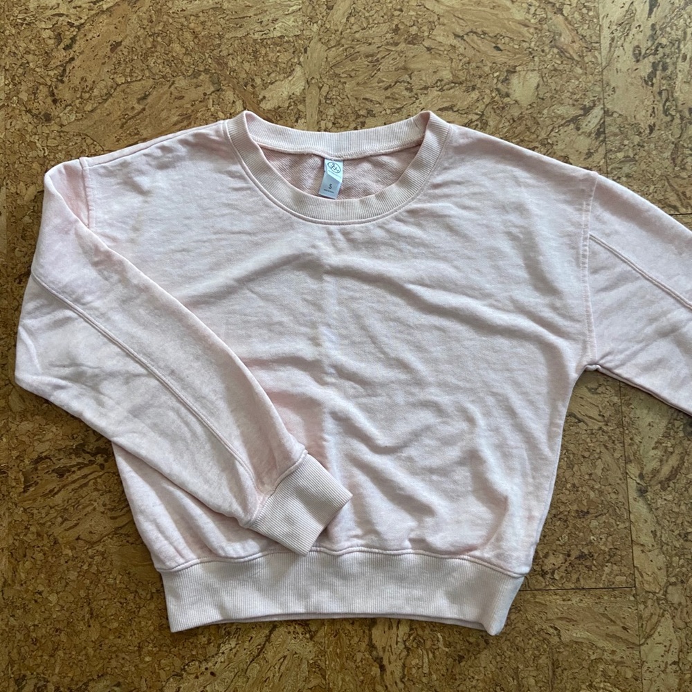 Alternative Apparel baby pink sweatshirt